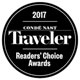 2017 The traveler reader choice award in Boston, MA